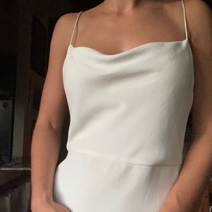 Alice + Olivia white slip dress size 4